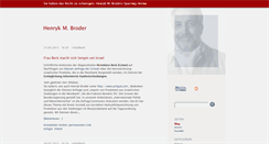 Desktop Screenshot of henryk-broder.com